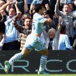 Selebrasi gol ikonik Sergio Aguero