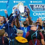 Leicester City merayakan gelar juara Liga Premier Inggris 2015-2016